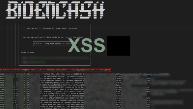 dark web credit cards