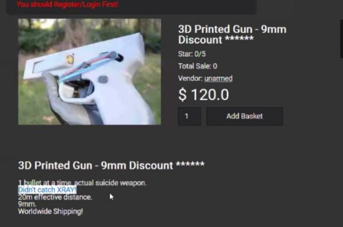 dark web gun